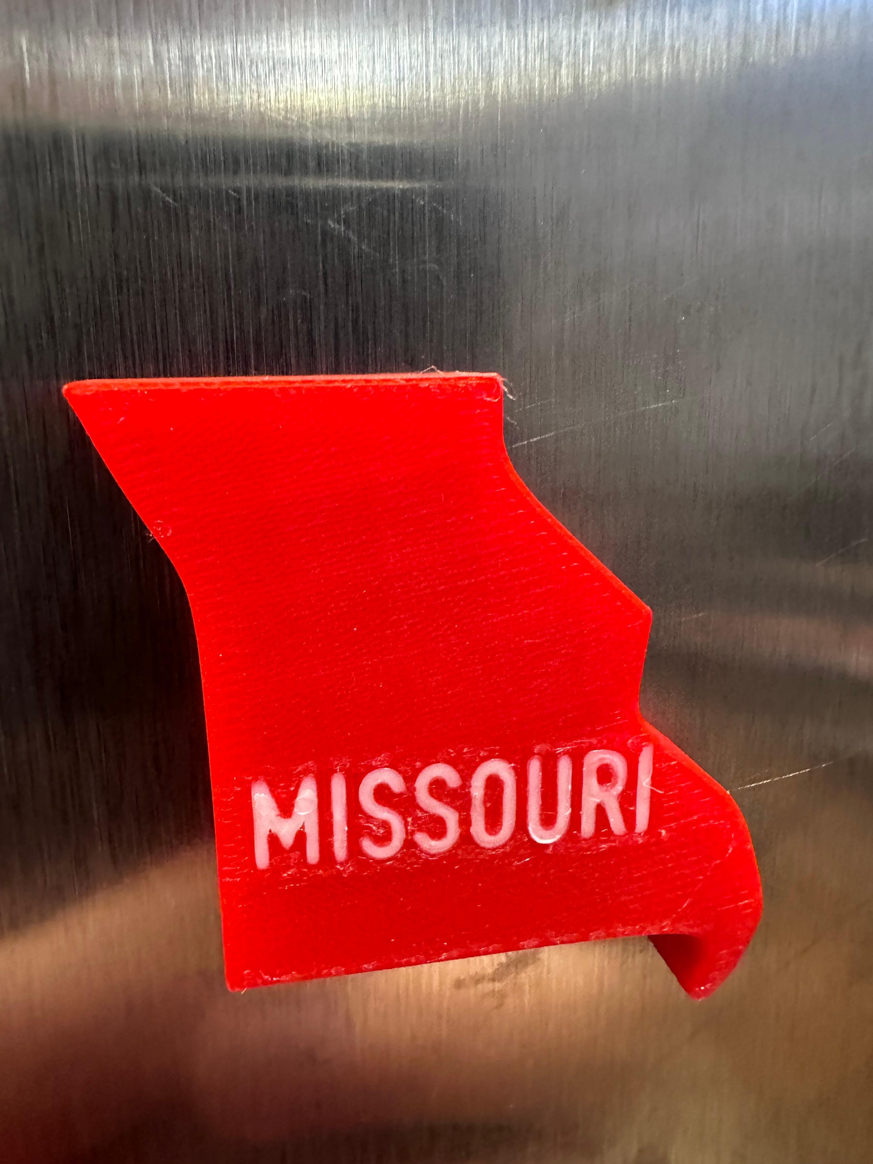 Merica Fridge Magnets - MMU version - MISSOURI 3d model