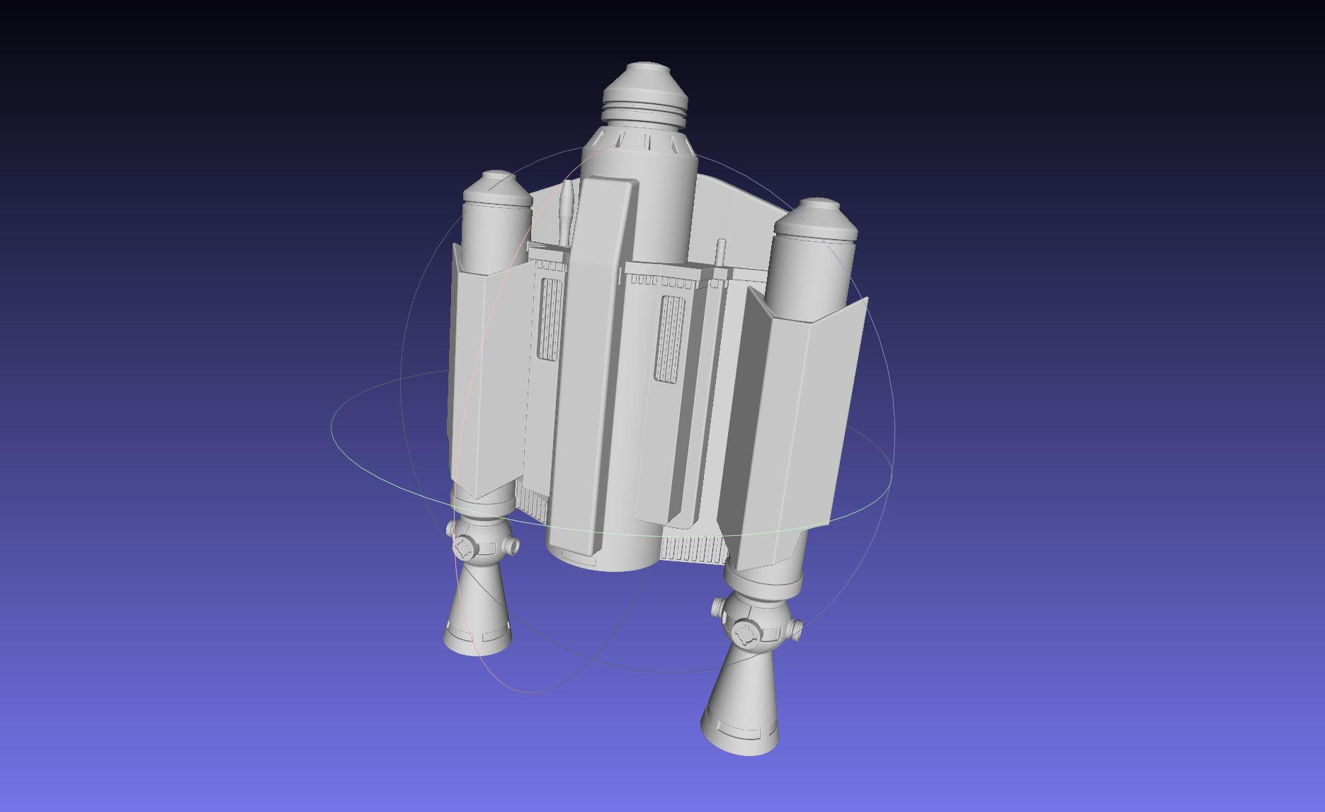 Star Wars Mandalorian Rising Phoenix Jetpack Parts 3d model