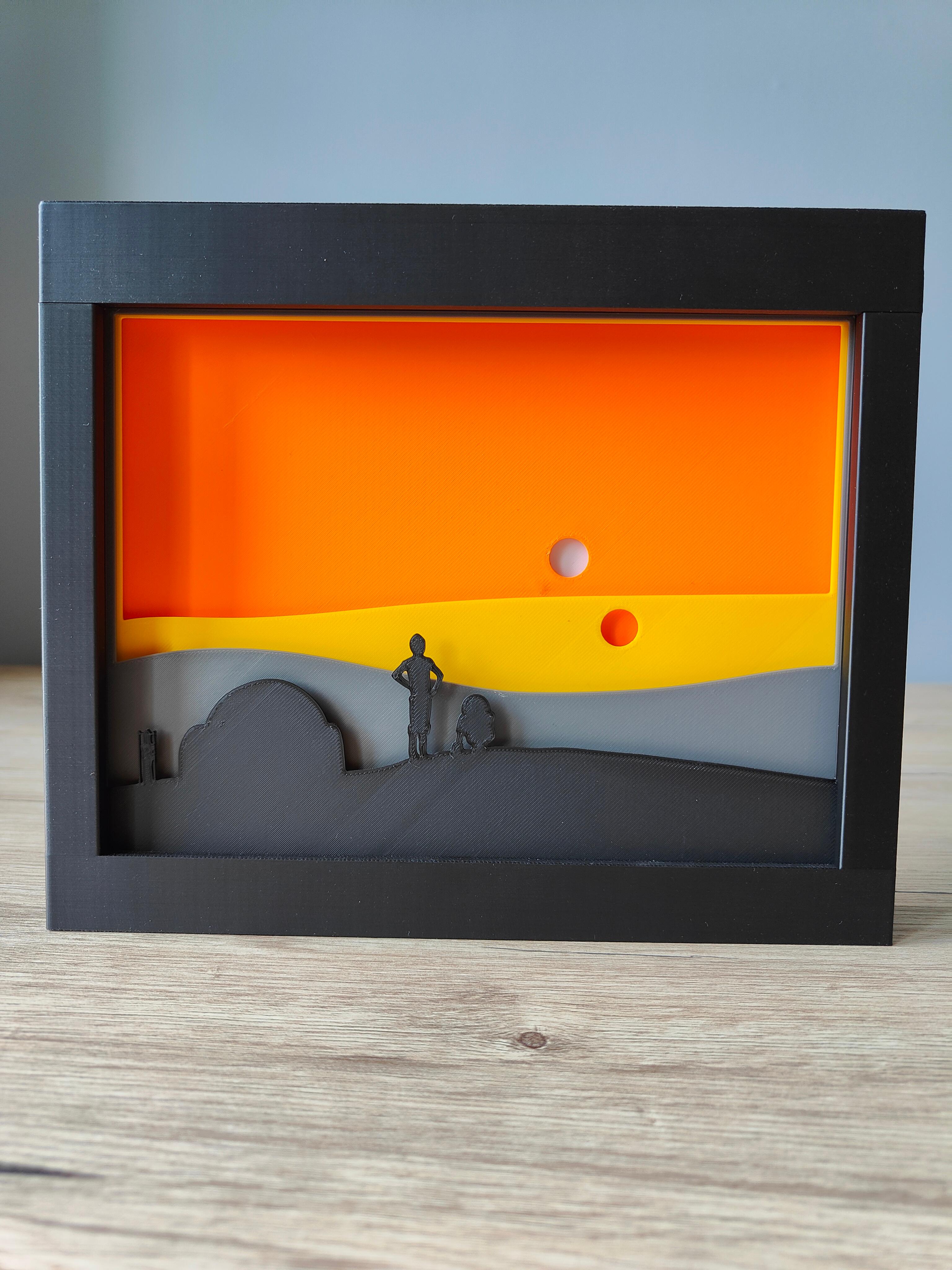 Wall Mountable Shadow Box 3d model