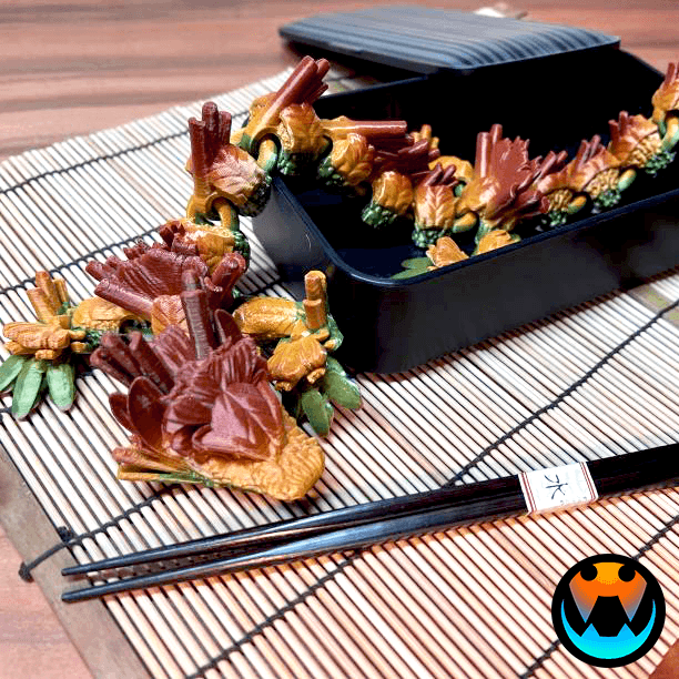 Sushi Dragon 3d model