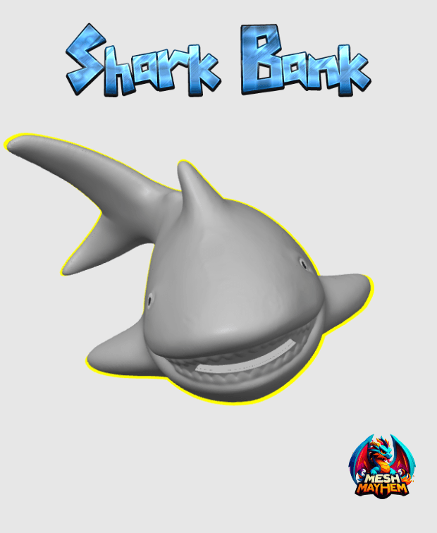 Shark Bank 32mmplug Mesh Mayhem 3d model