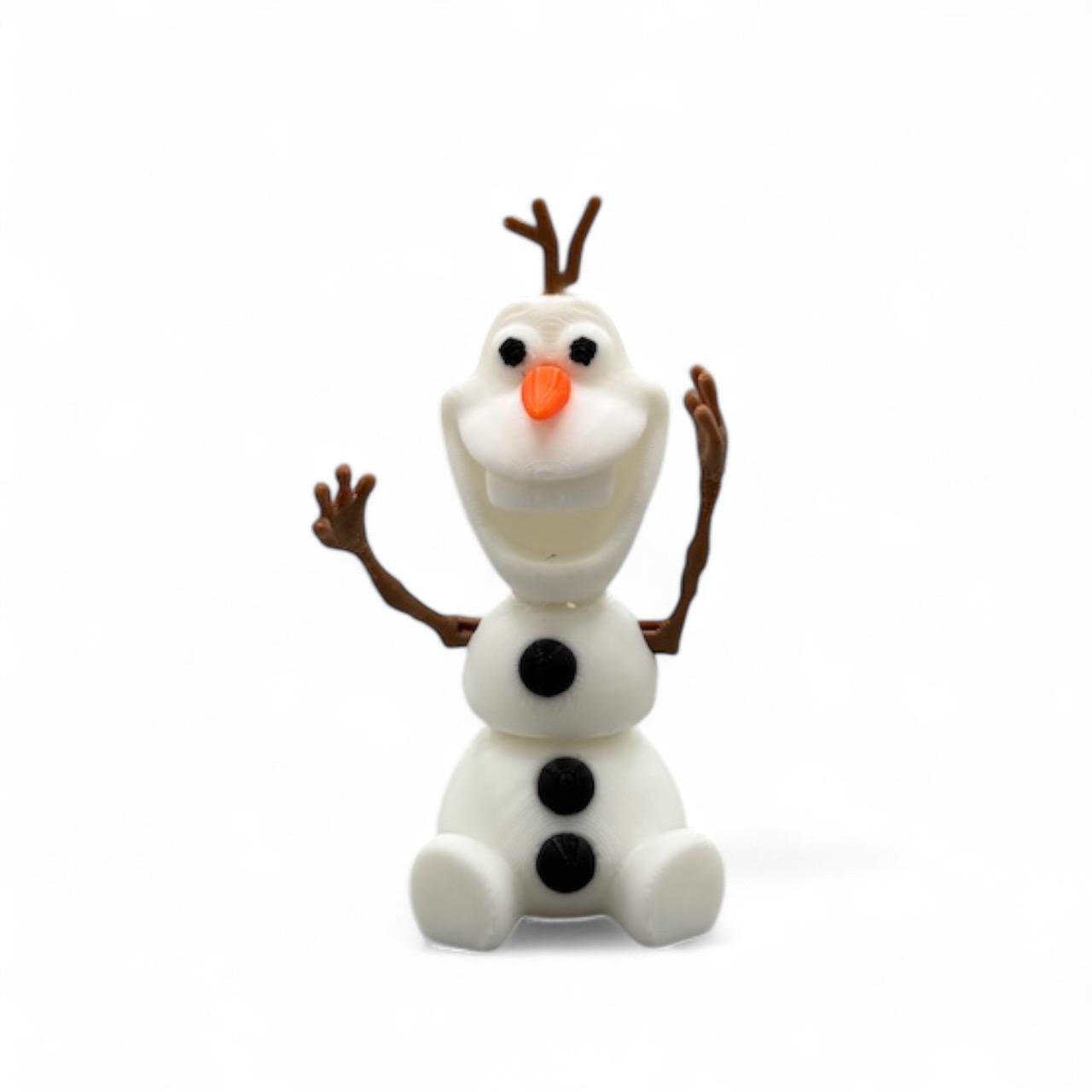 Olaf Flexy Snow Man from Frozen Pose & Wiggle 3d model