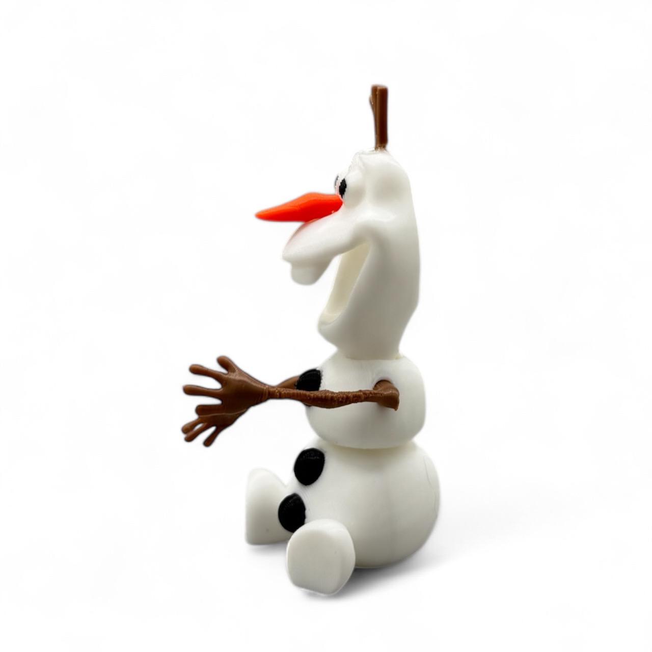 Olaf Flexy Snow Man from Frozen Pose & Wiggle 3d model