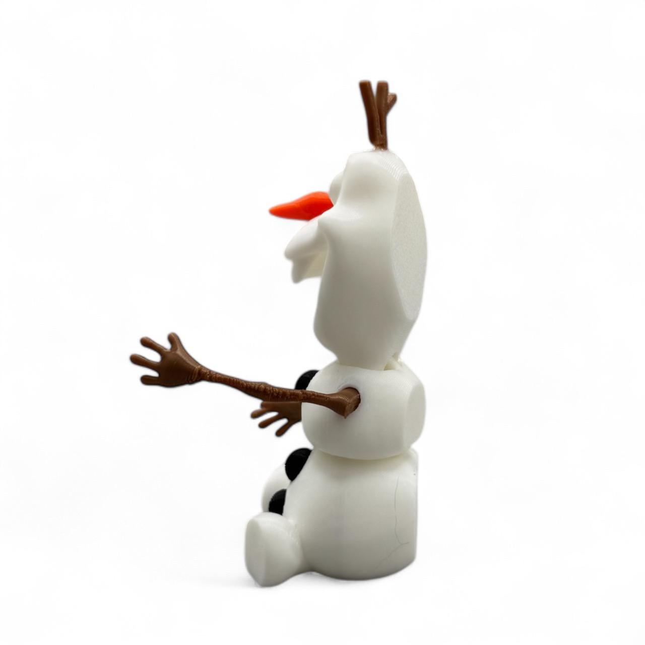 Olaf Flexy Snow Man from Frozen Pose & Wiggle 3d model