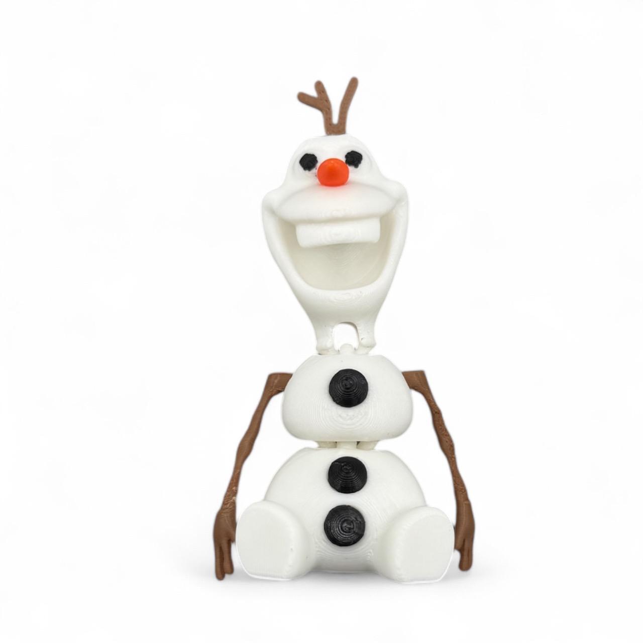 Olaf Flexy Snow Man from Frozen Pose & Wiggle 3d model