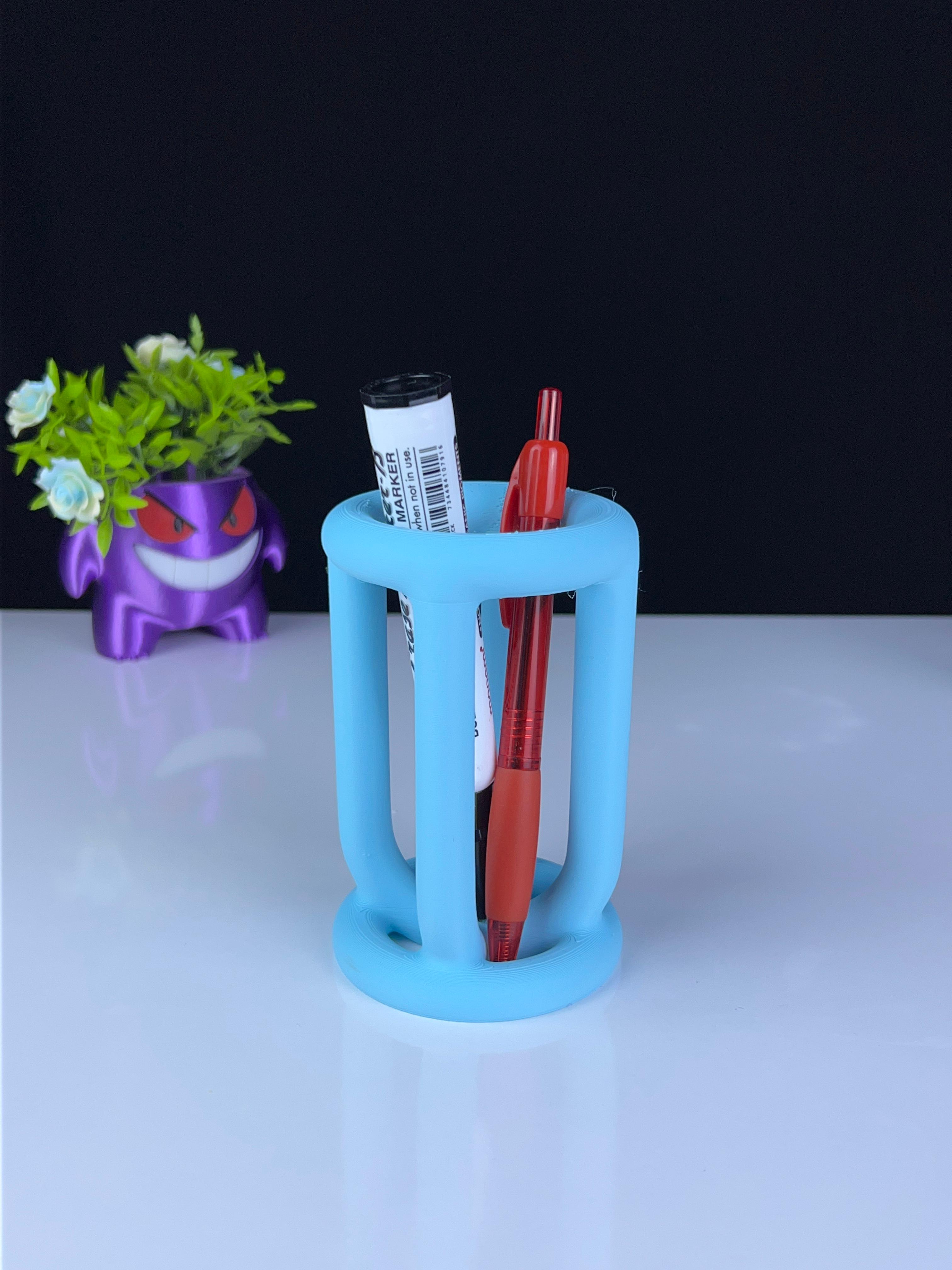 minimal pen holder V2 3d model