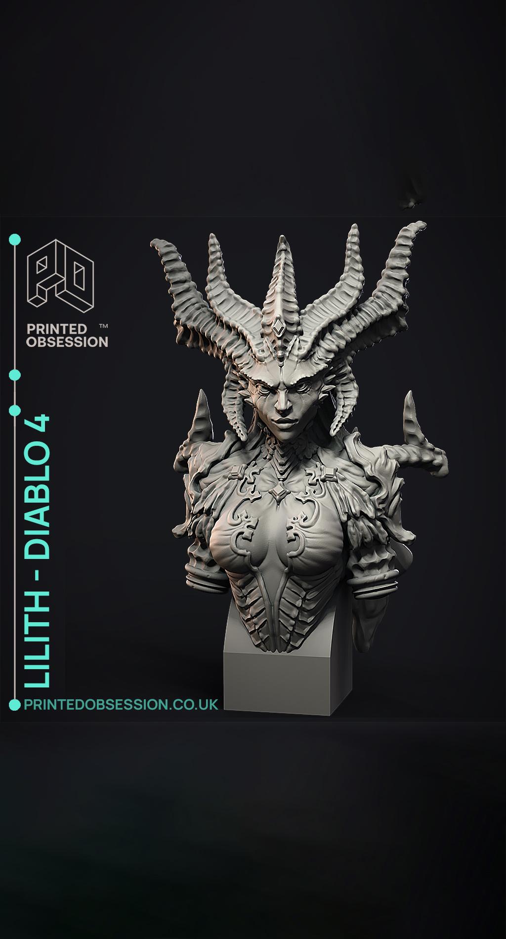 Lilith - Diablo 4 - Fan Art 3d model