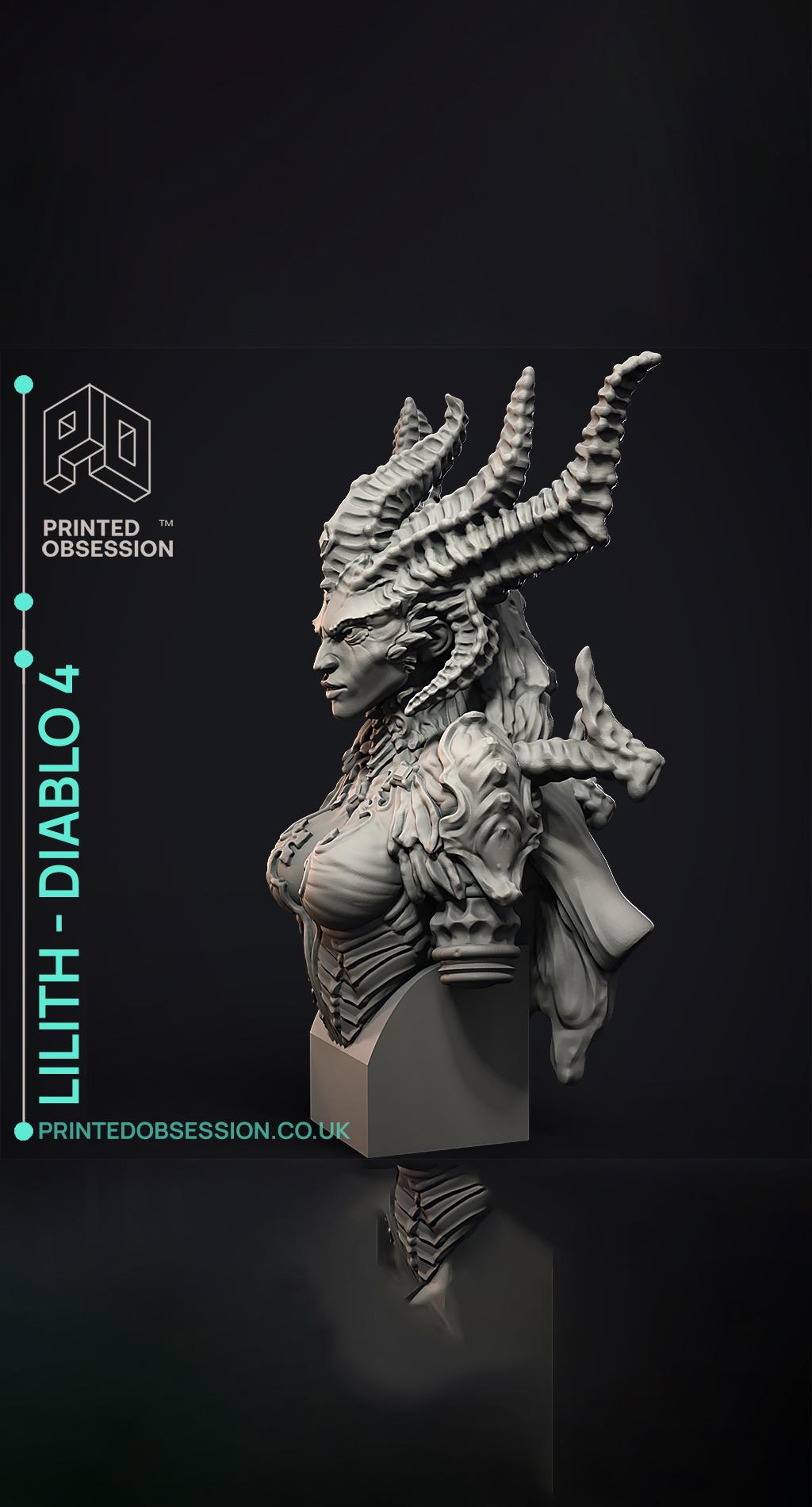 Lilith - Diablo 4 - Fan Art 3d model