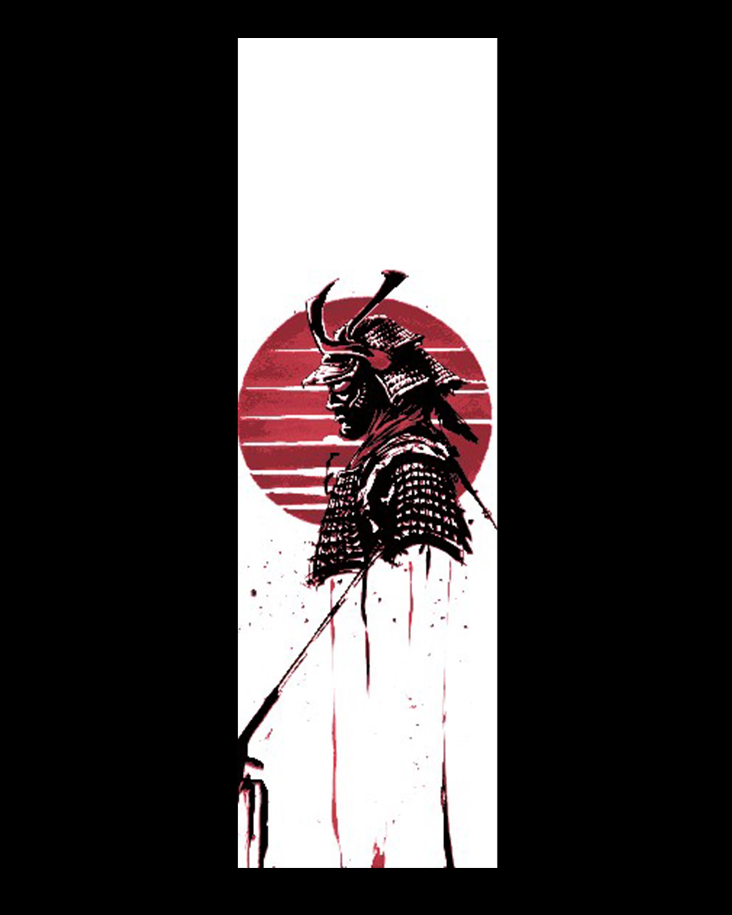 Ink art of a samurai - Symbols of the Warrior - Set of Bookmarks 3d model