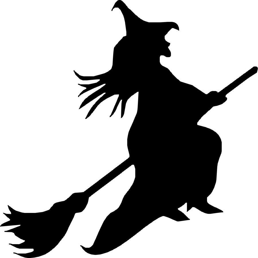 Broomstick witch 3d model