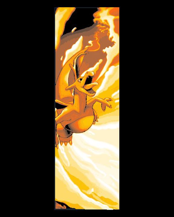 Pokemon Fanart - Charizard evolution and Power - Set of 3 Bookmarks 3d model