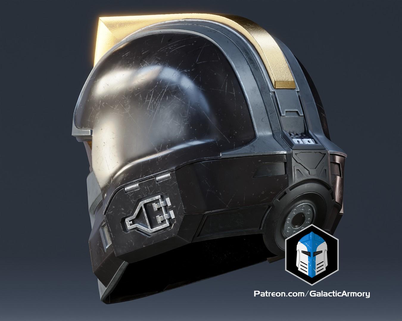 Helldivers 2 Helmet - Hero of the Federation - 3D Print Files 3d model