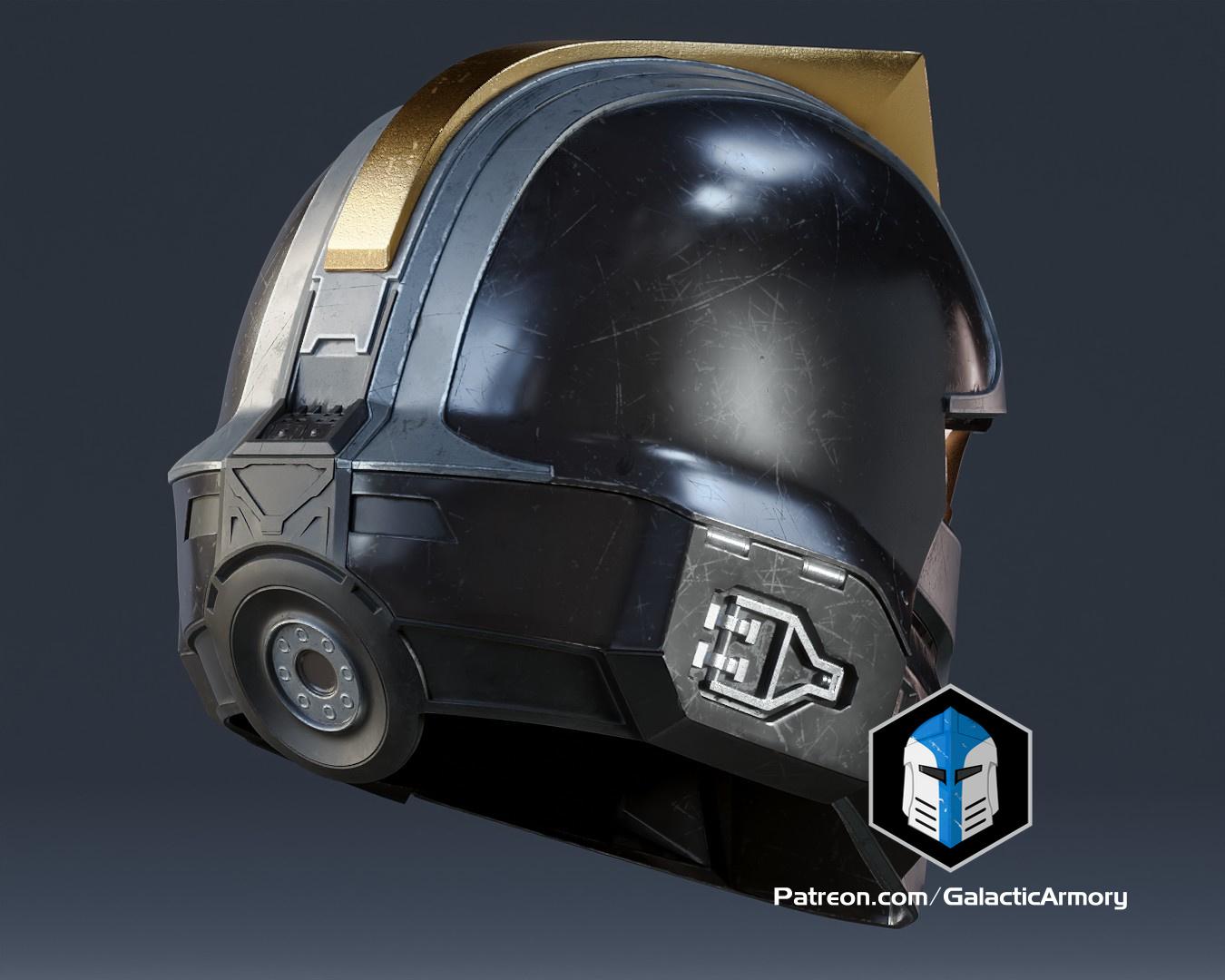 Helldivers 2 Helmet - Hero of the Federation - 3D Print Files 3d model