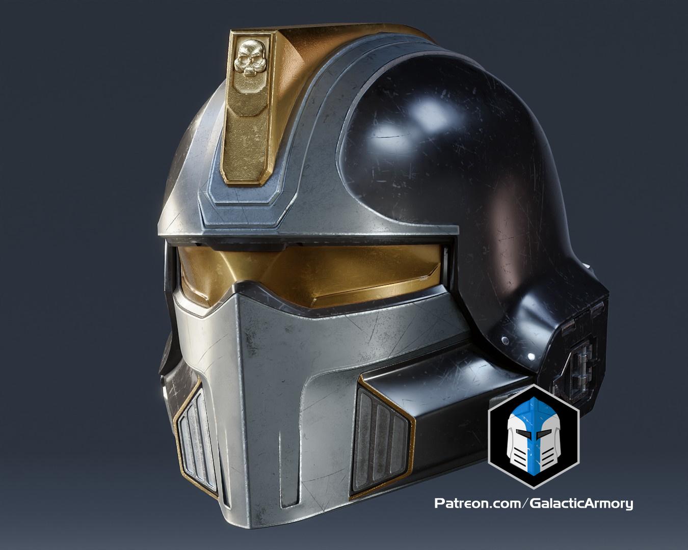 Helldivers 2 Helmet - Hero of the Federation - 3D Print Files 3d model