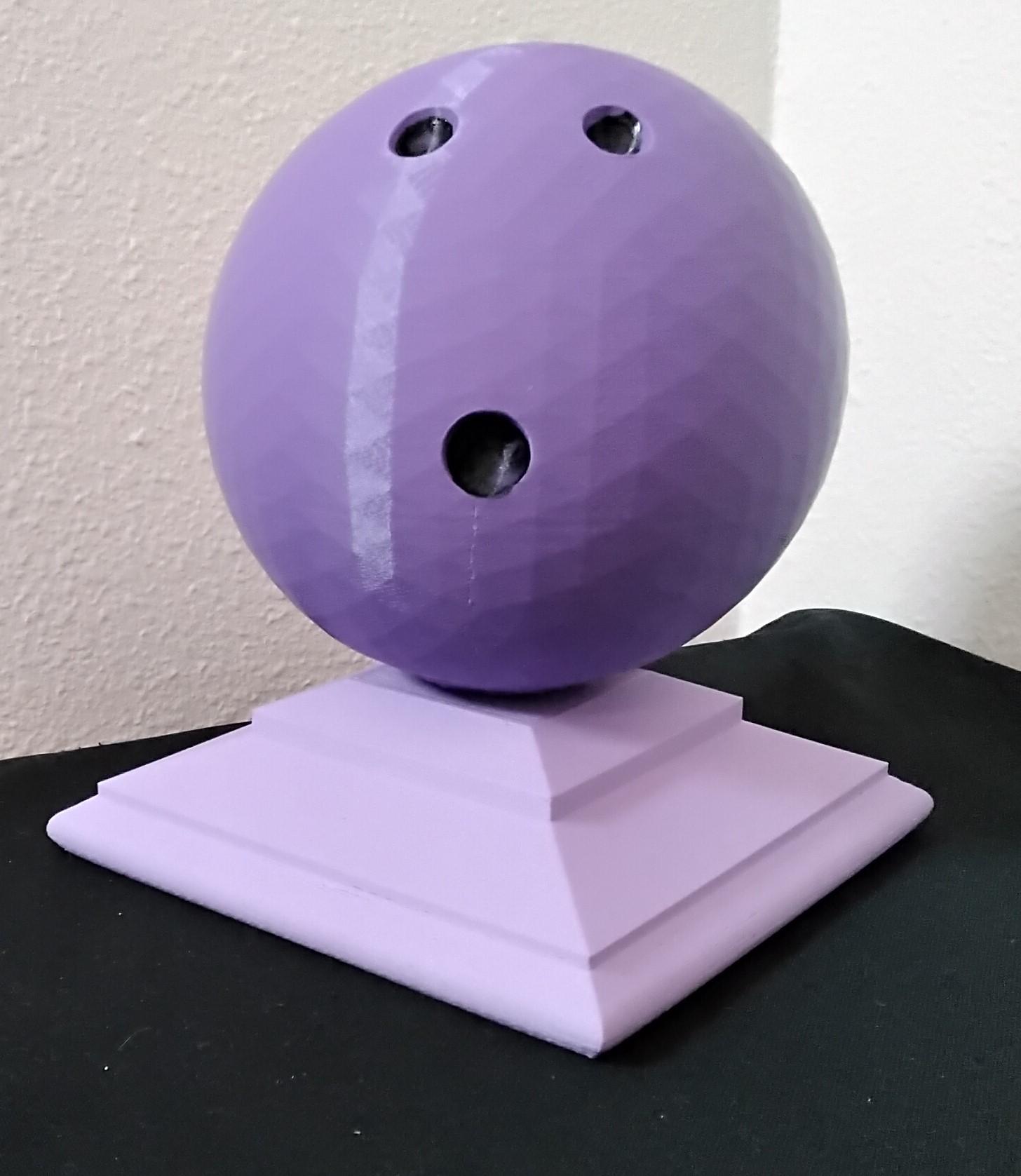 Screw Post Cap Bowling ball top 3d model