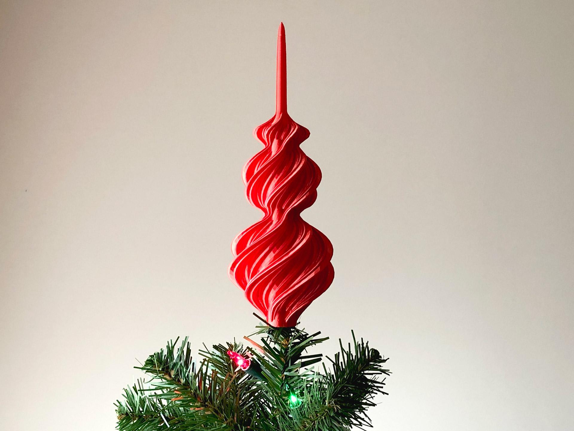 Spiral Tree Topper 3d model