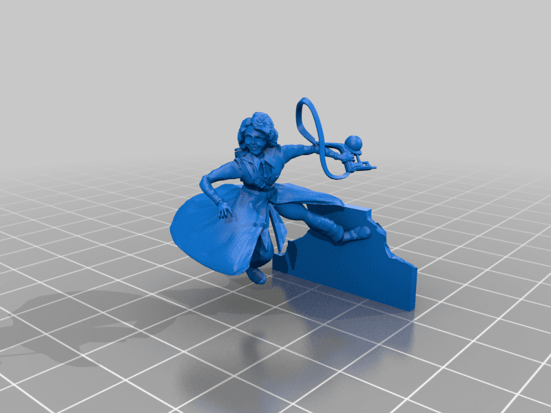 Errant and Parnesse from Magic the Gathering 3d model