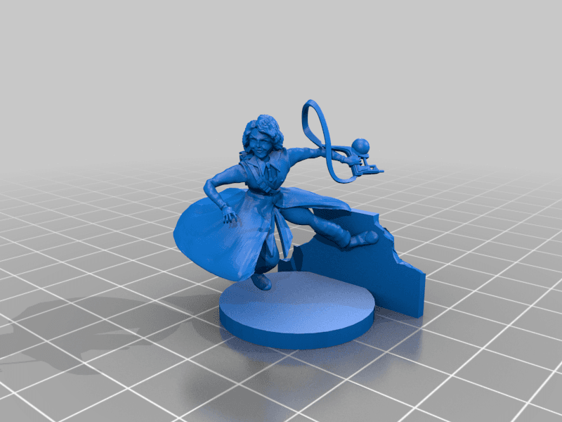 Errant and Parnesse from Magic the Gathering 3d model