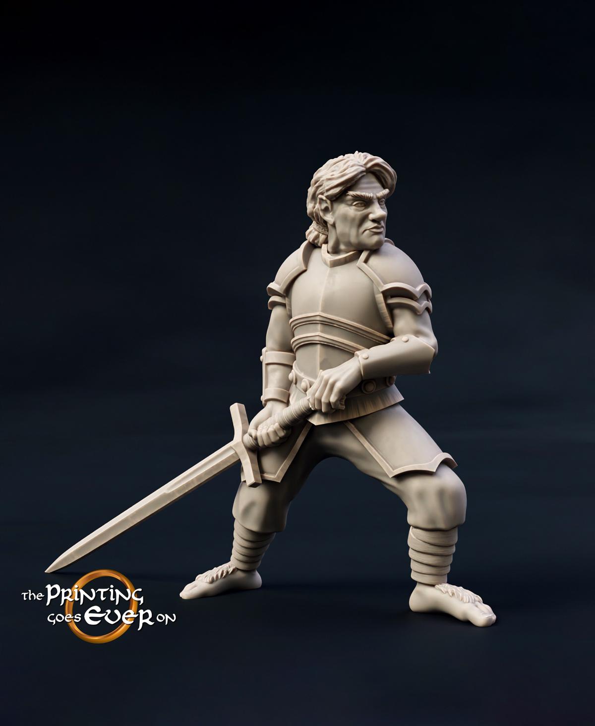 Halfling Warband 3d model