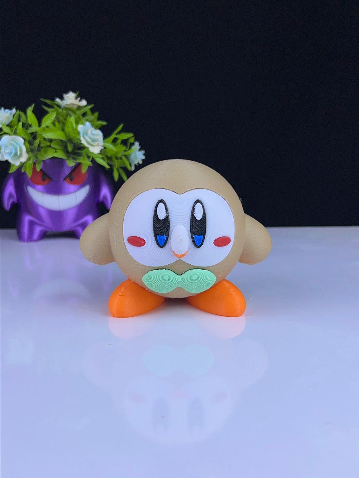 Rowlet kirby 3d model