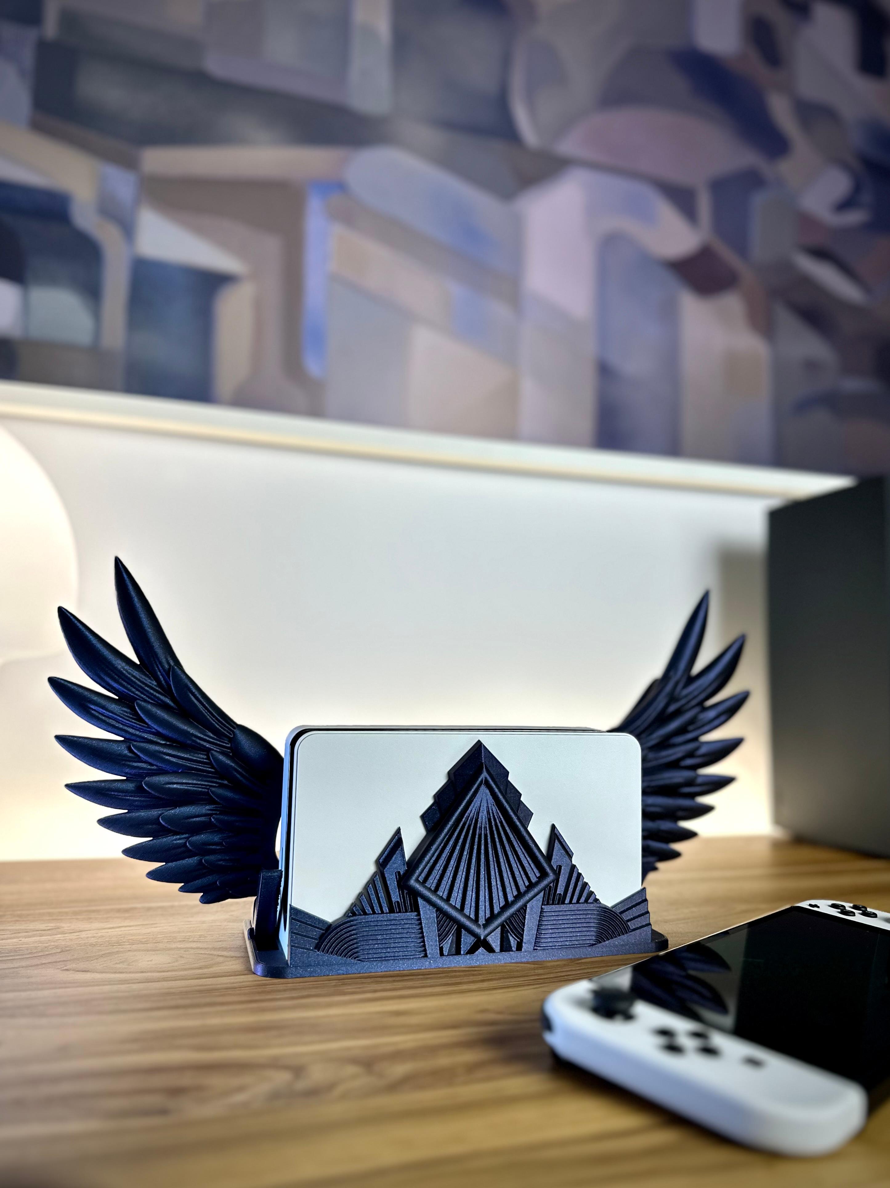 Art Deco Wings Switch Dock 3d model