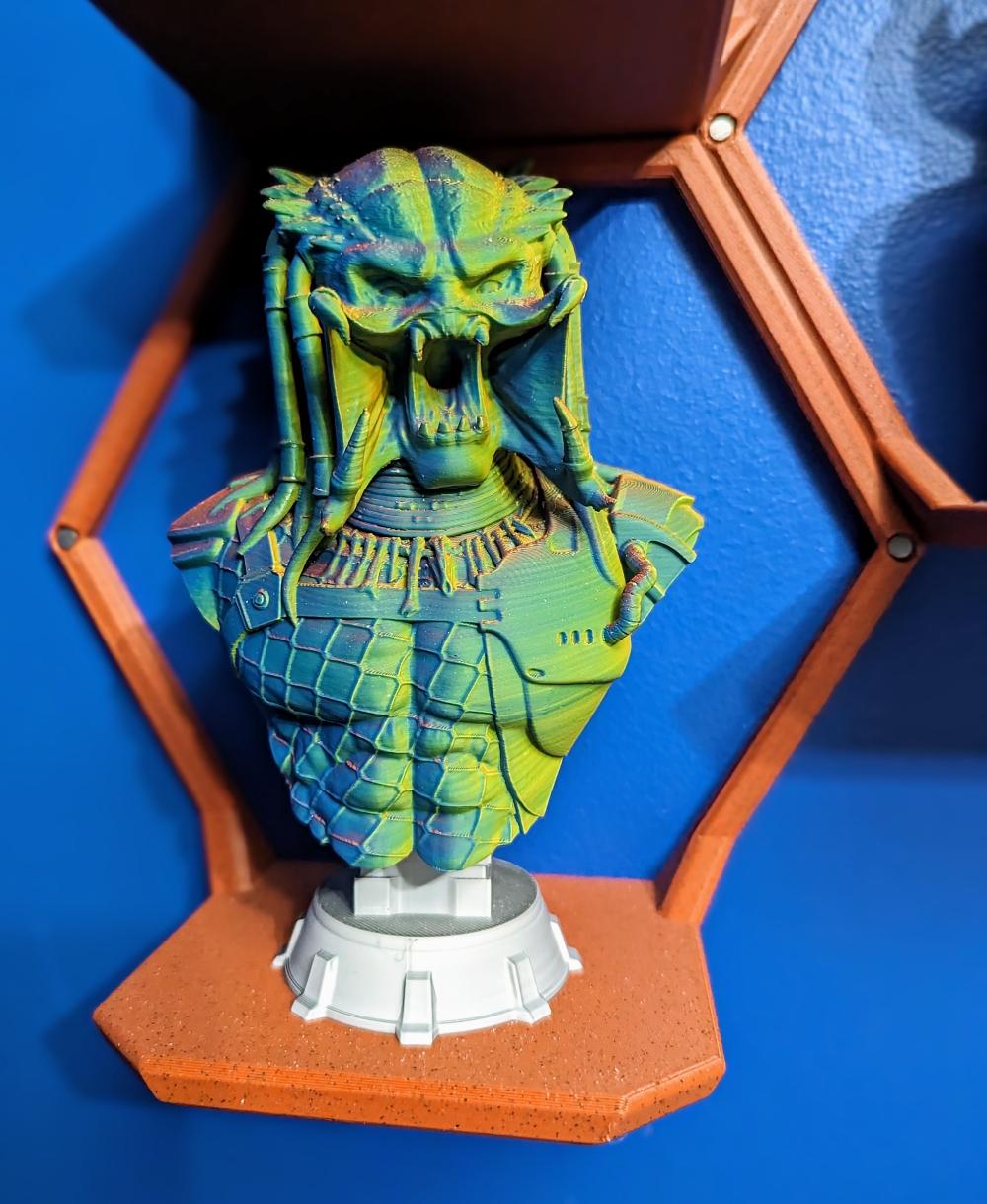 Predator Bust (Pre-Supported) 3d model