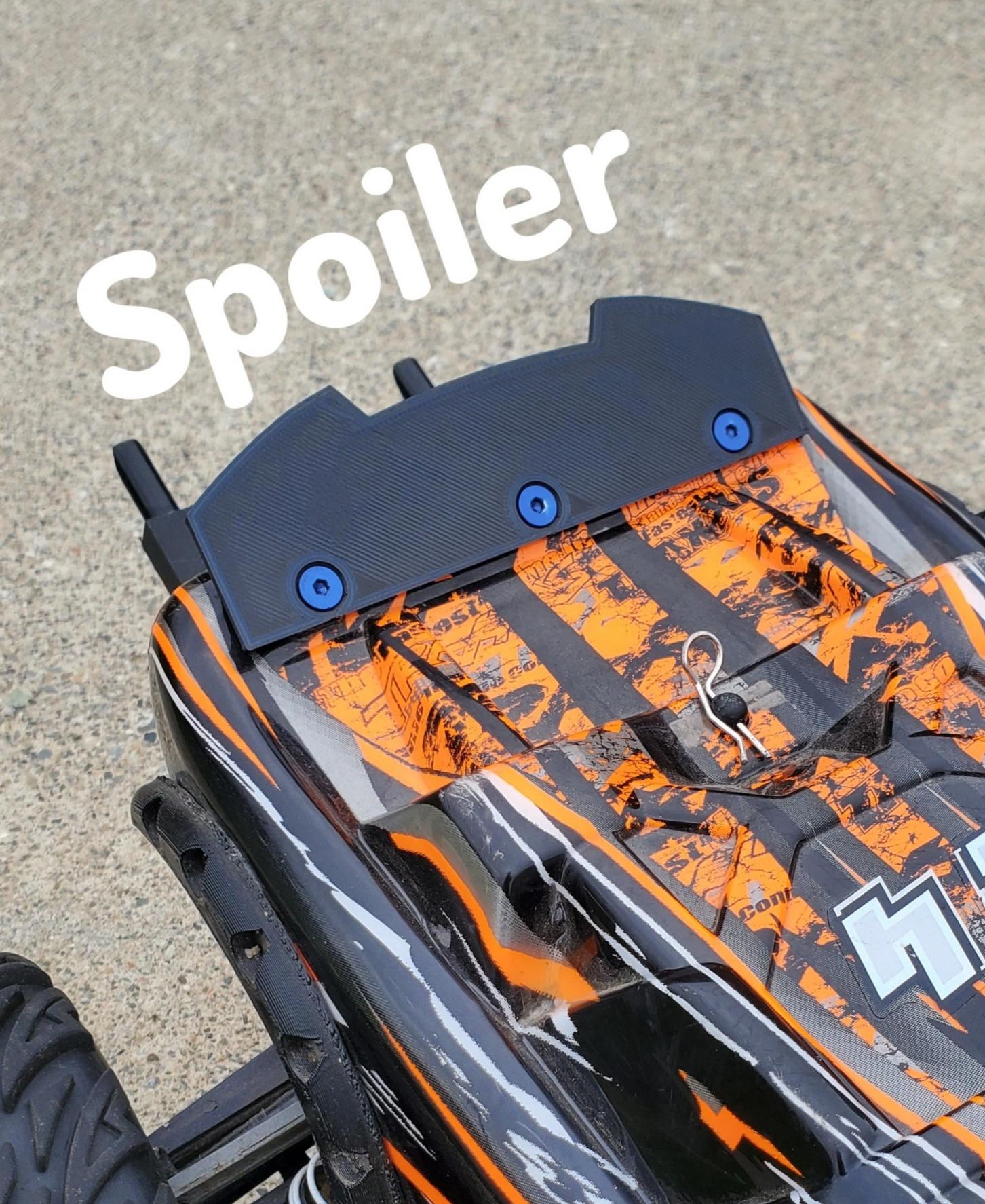 Traxxas Rustler Spoiler 3d model