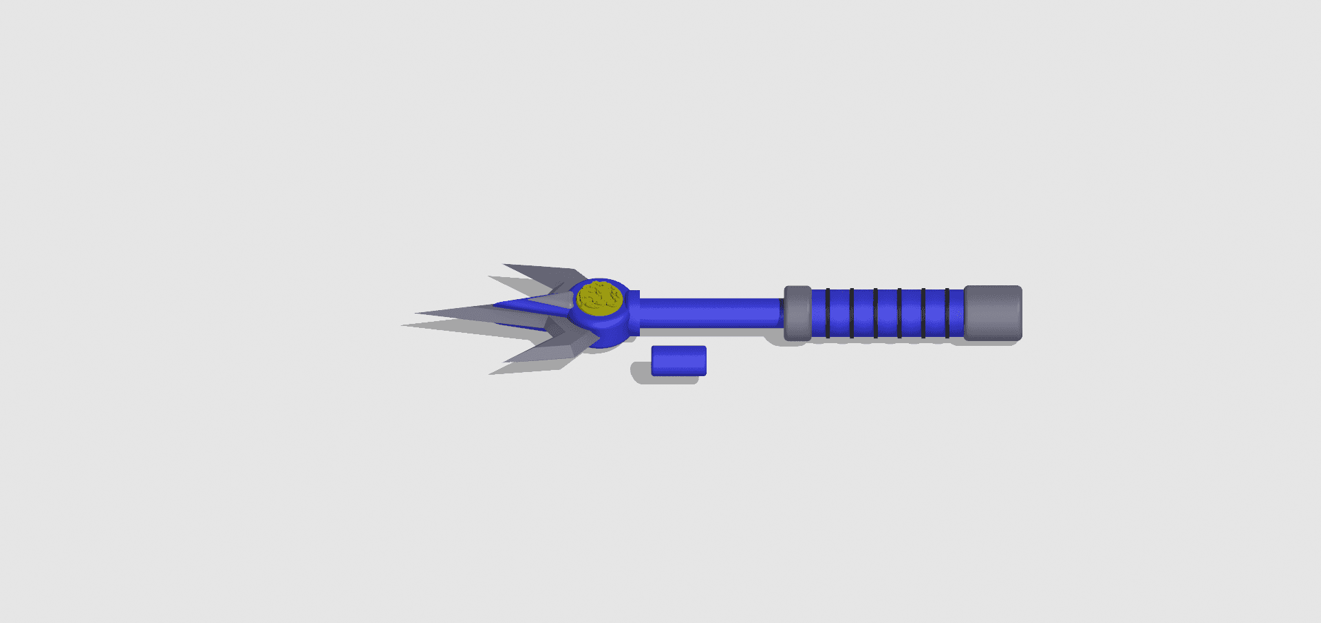 Blue Ranger Power Lance - Mighty Morphin Power Rangers 3d model