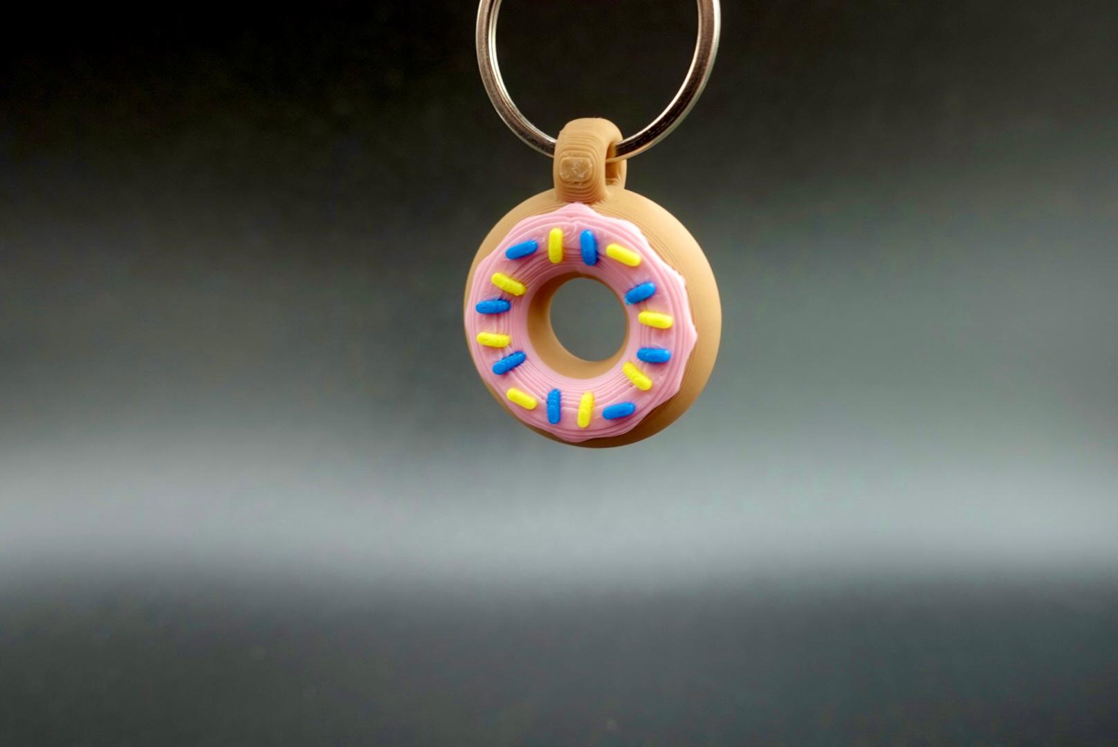 Donut Keychain 3d model