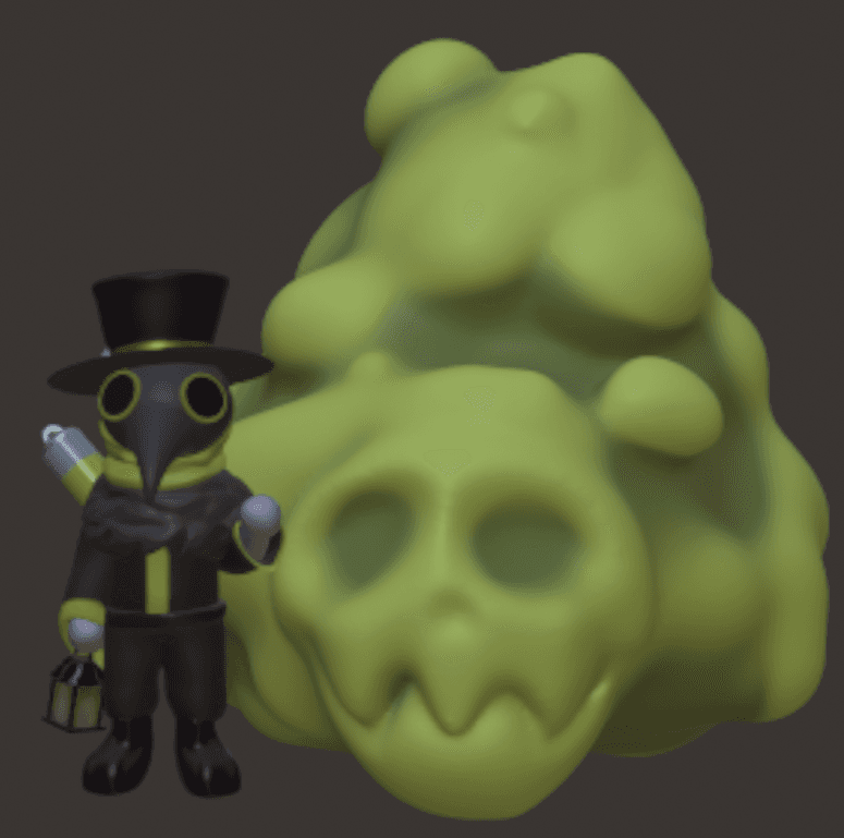 Stink ball 3d model