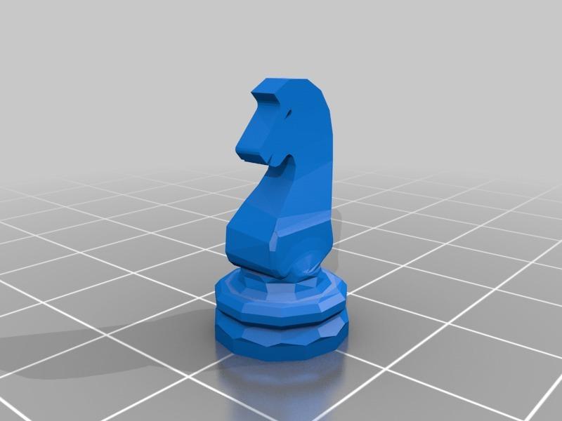 Chess Knight 3d model