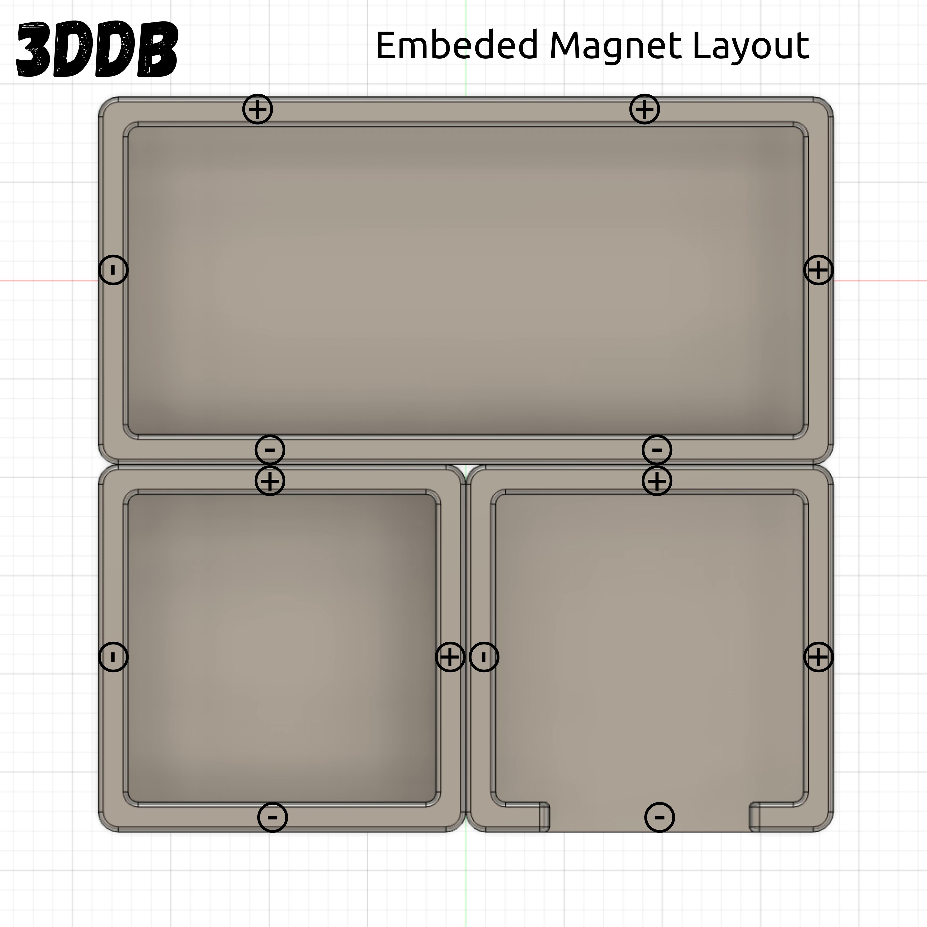 1x1 Planter Square - MagSquares 3d model