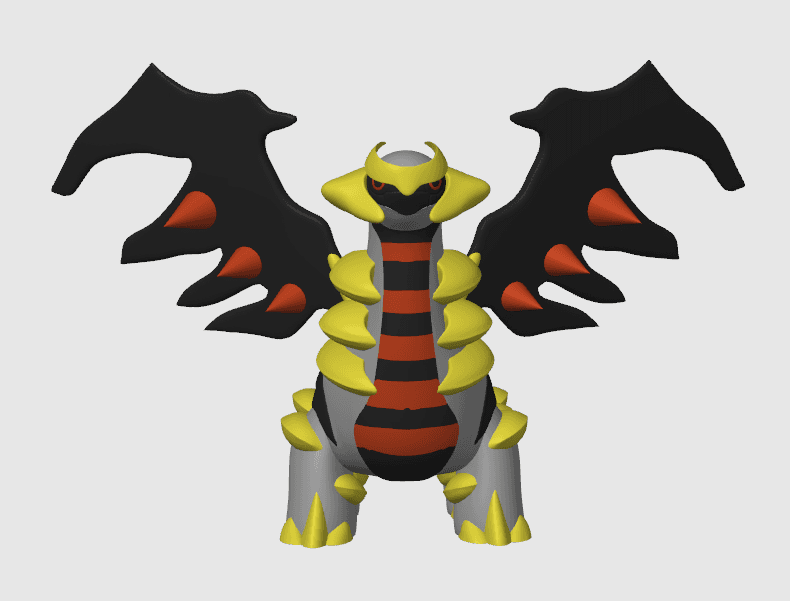 Giratina Pokemon (3MF included) 3d model