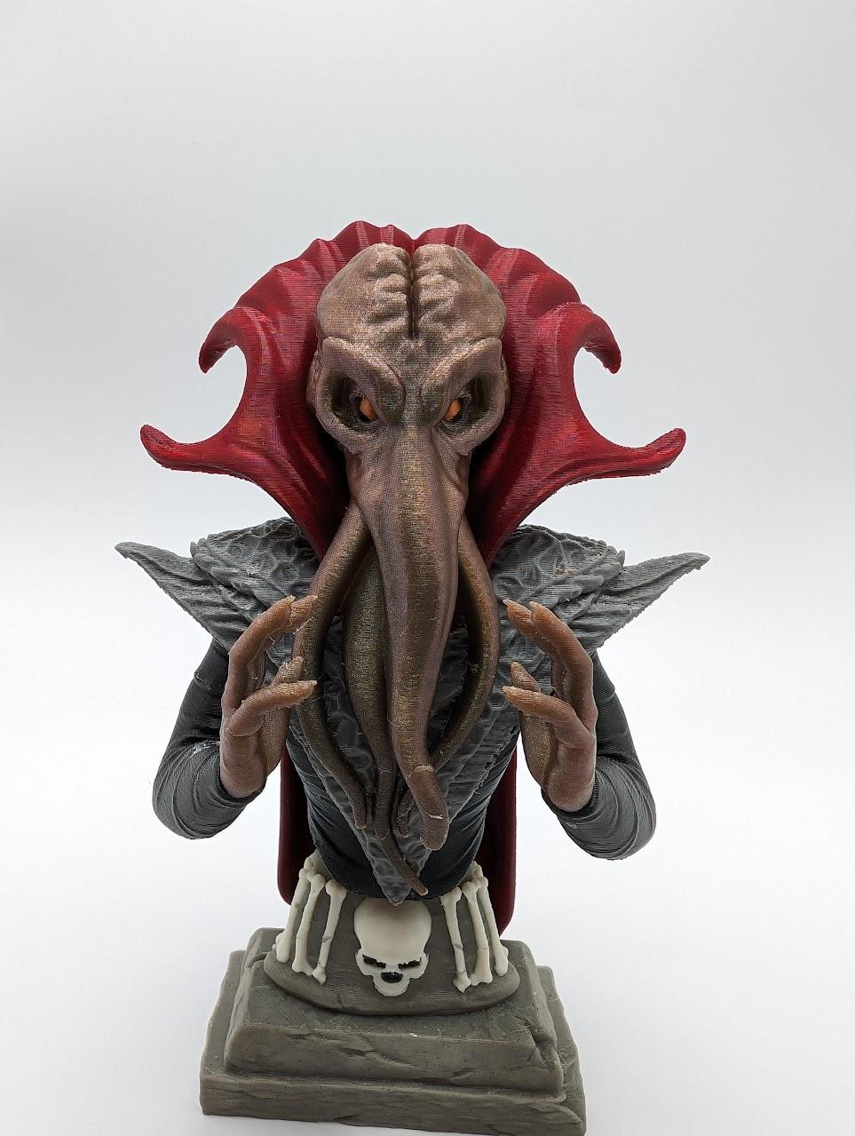 Mind Flayer Bust 3d model