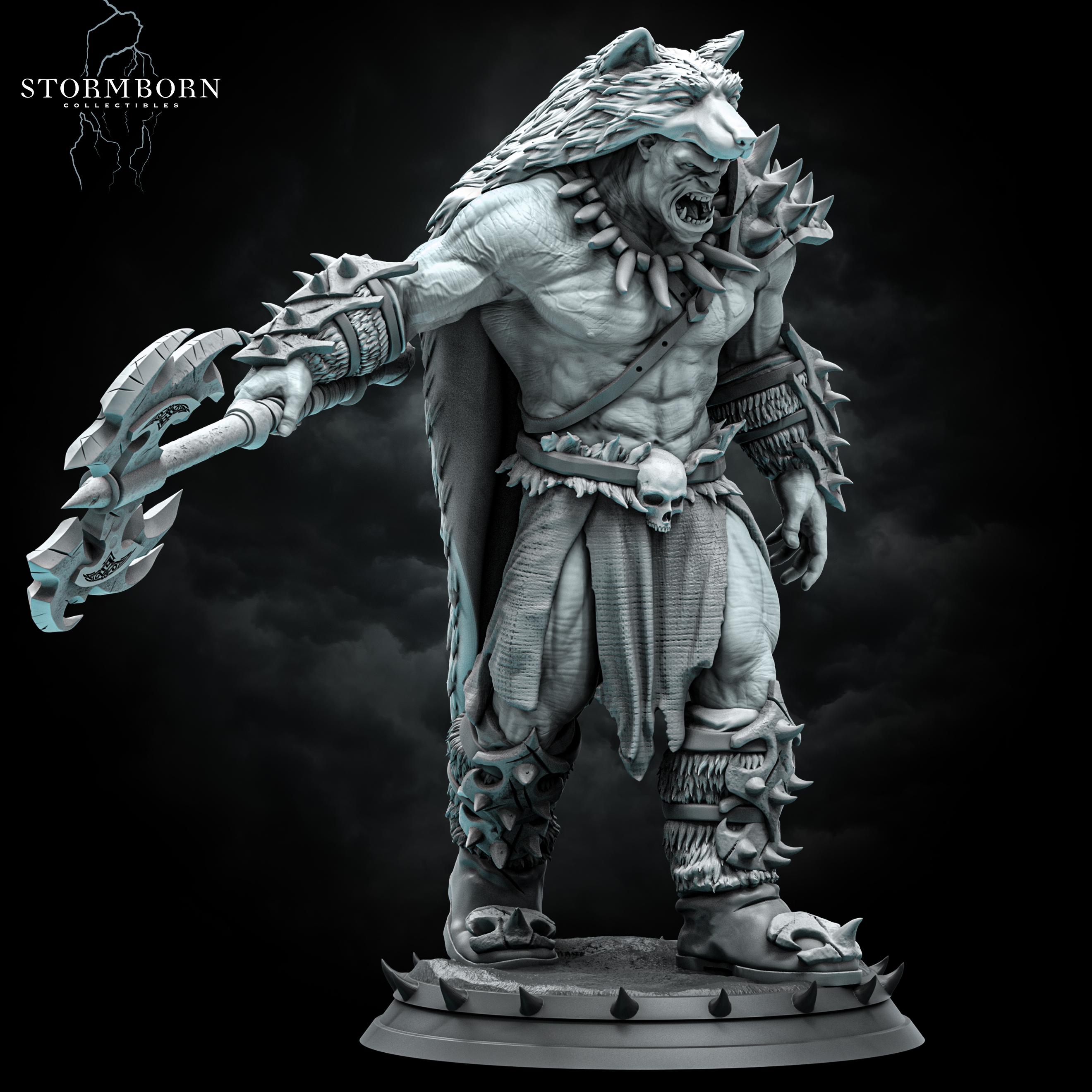 (1:12 Scale Statue) Ushnar, The Ruthless 3d model