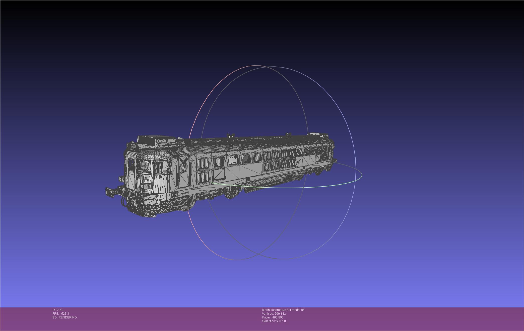 RENFE 354 Locomotive Miniature 3d model