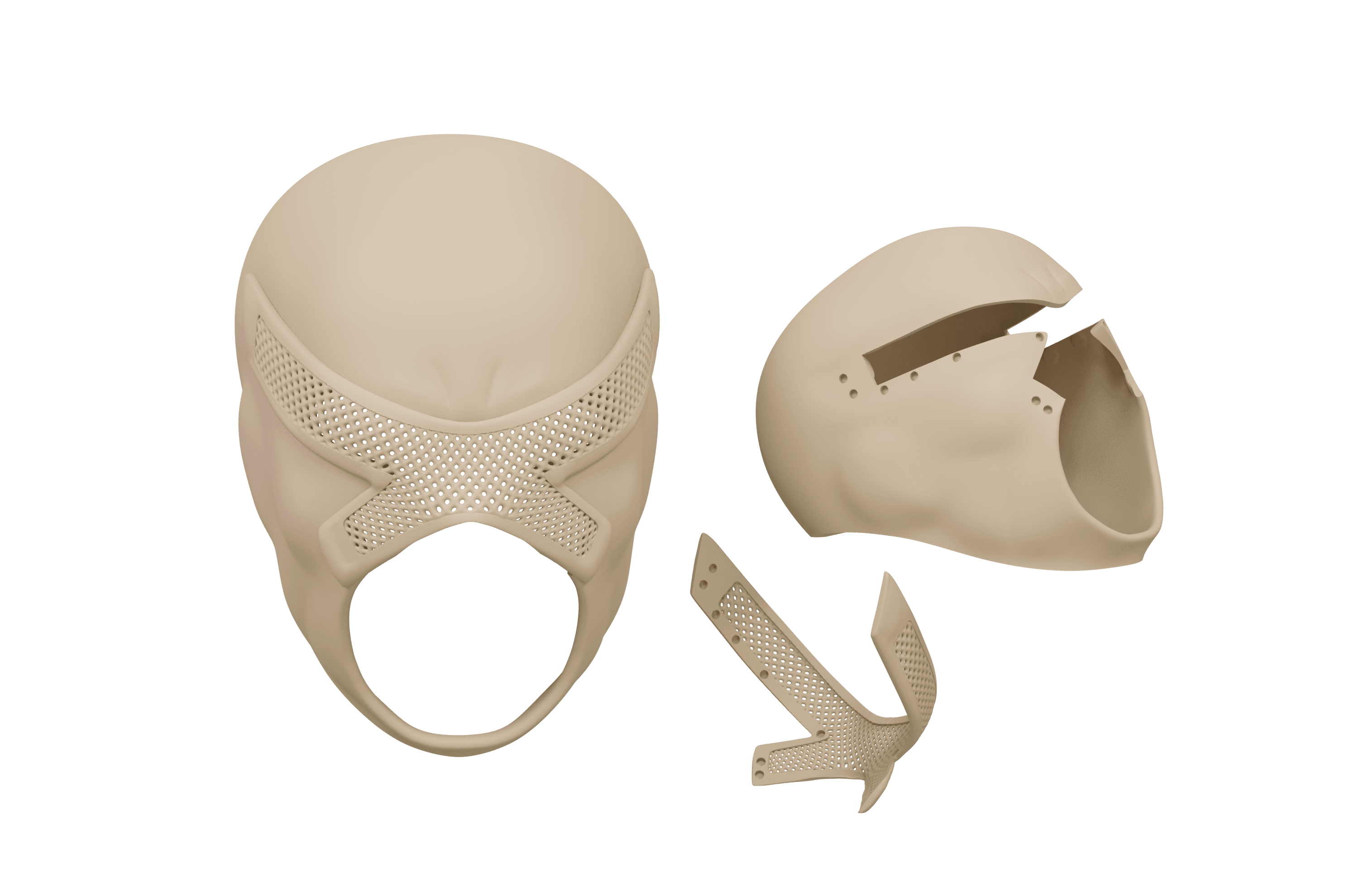 Revolutionary Cyclops Helmet 3d model