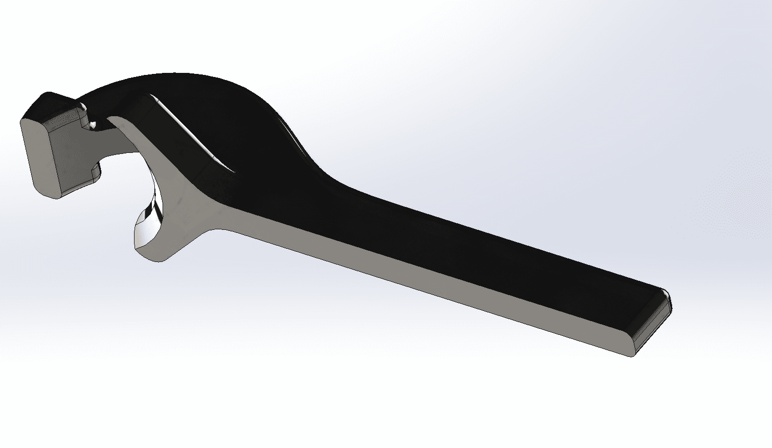 Fully Printable Bottle Opener 3d model