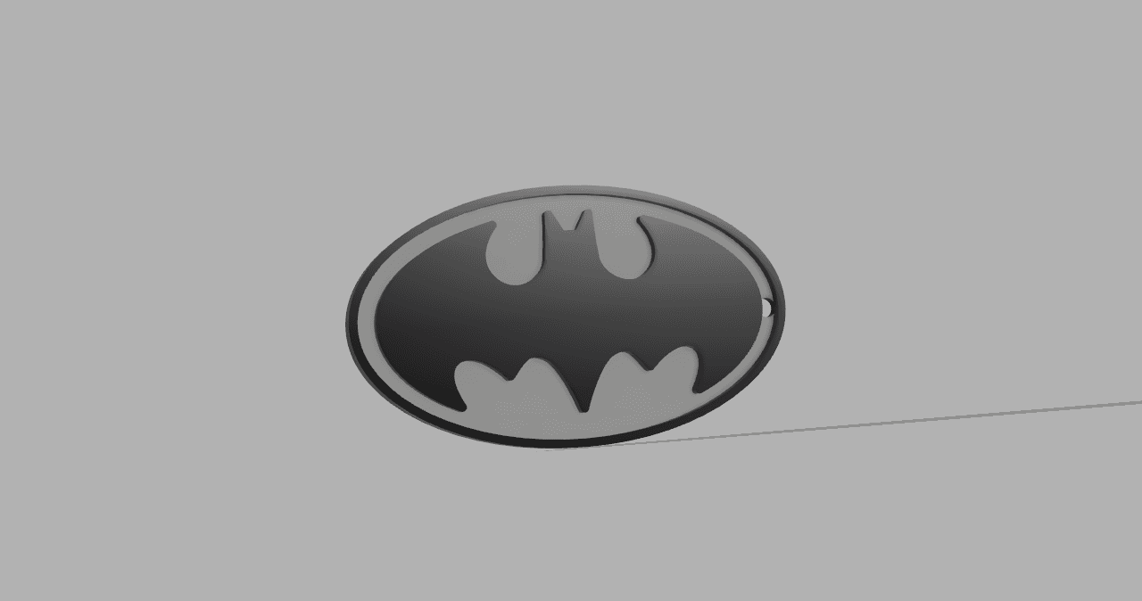 Batman keychain 3d model