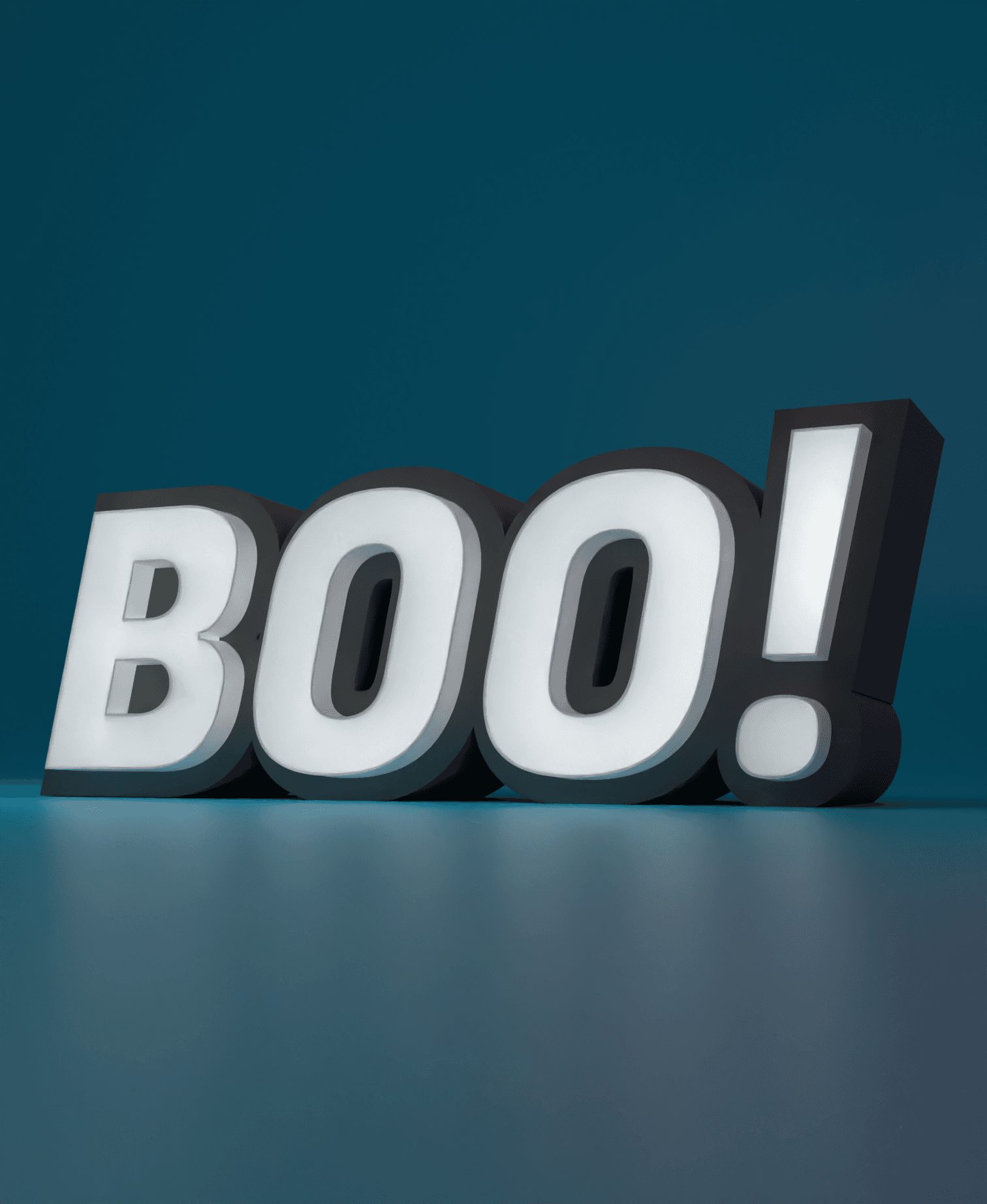 BOO! LED SIGN 3d model