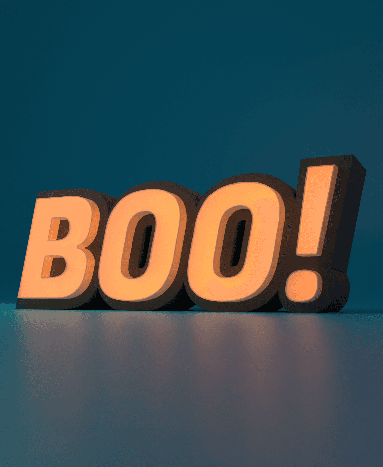 BOO! LED SIGN 3d model