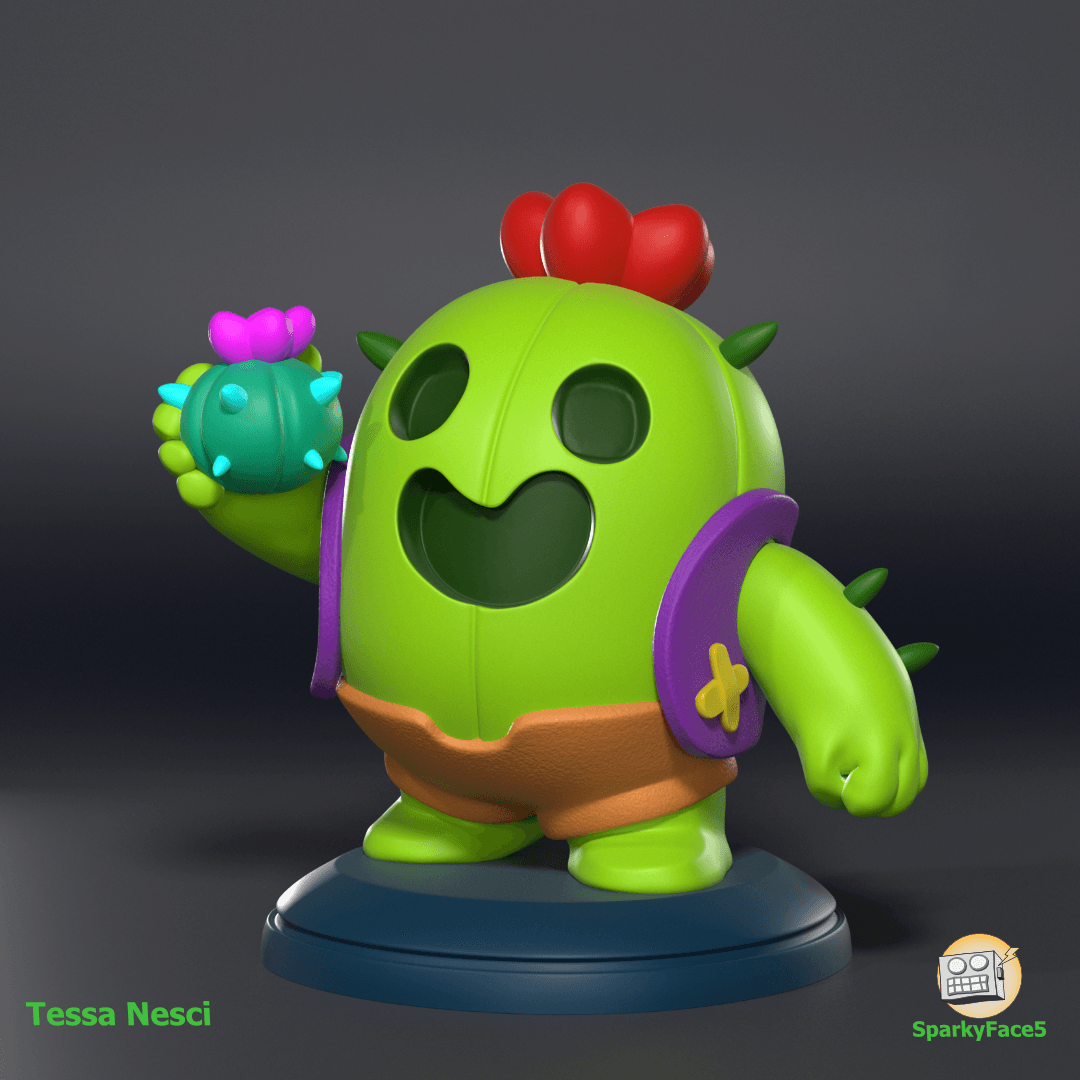 Spike - Brawl Stars 3d model