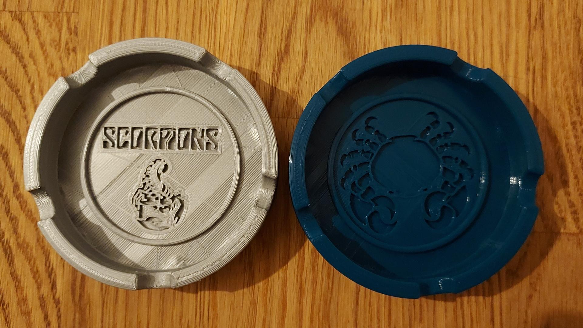 Ashtray Scorpions/Cancer 3d model