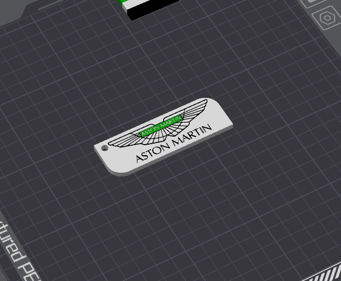 Keychain: Aston Martin I 3d model