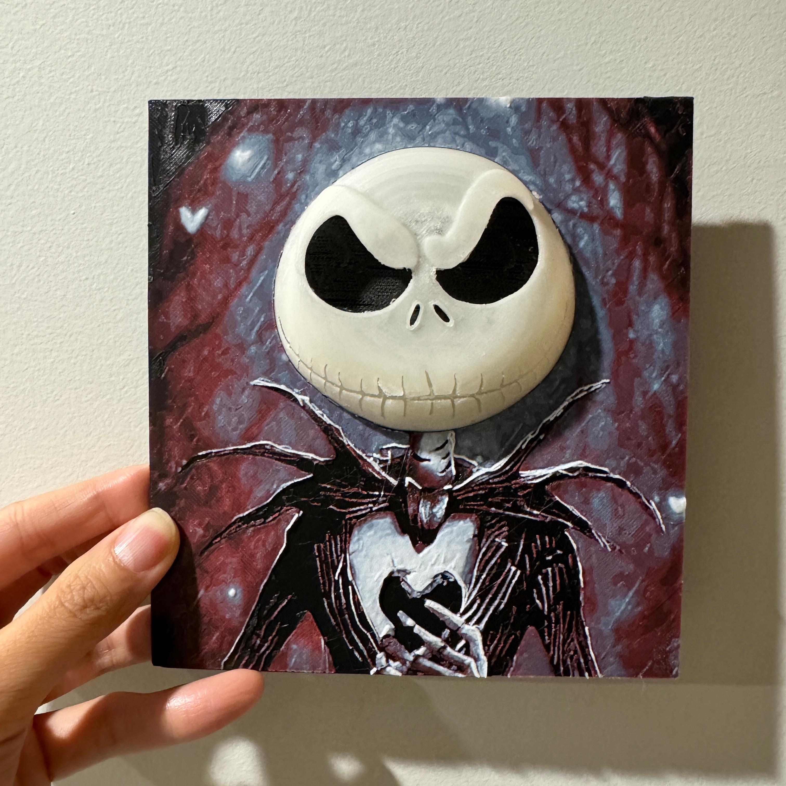 Jack Skellington Pop Out Print - Hueforge Hybrid 3d model