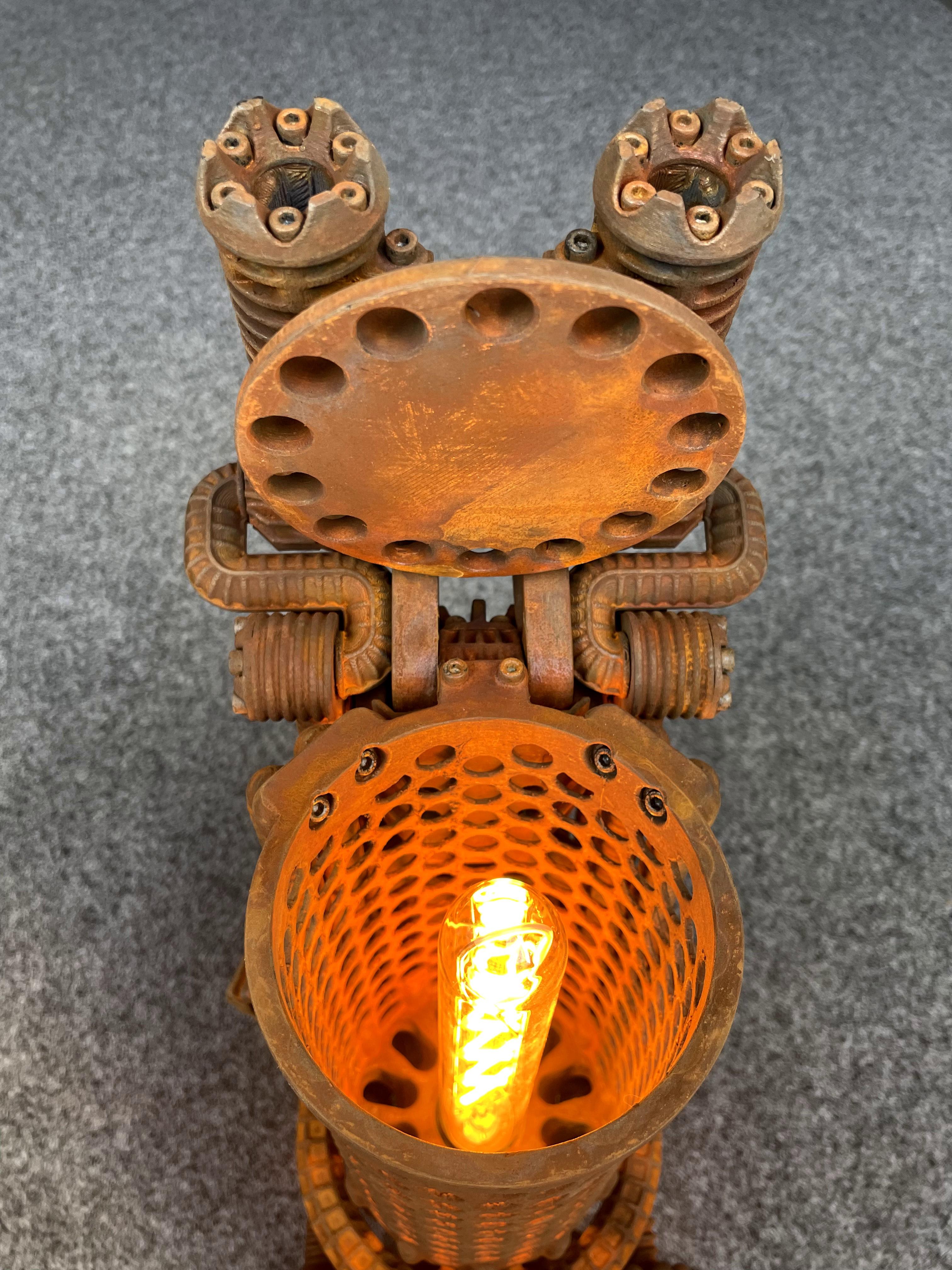 Coke Oven - Steampunk Style Lamp 3d model