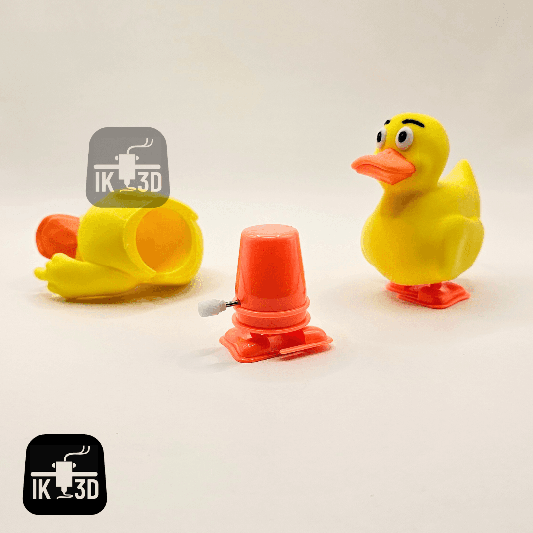 Waddlers - Rubber Ducks Middle Finger and Plain / 3MF Included / No Supports 3d model