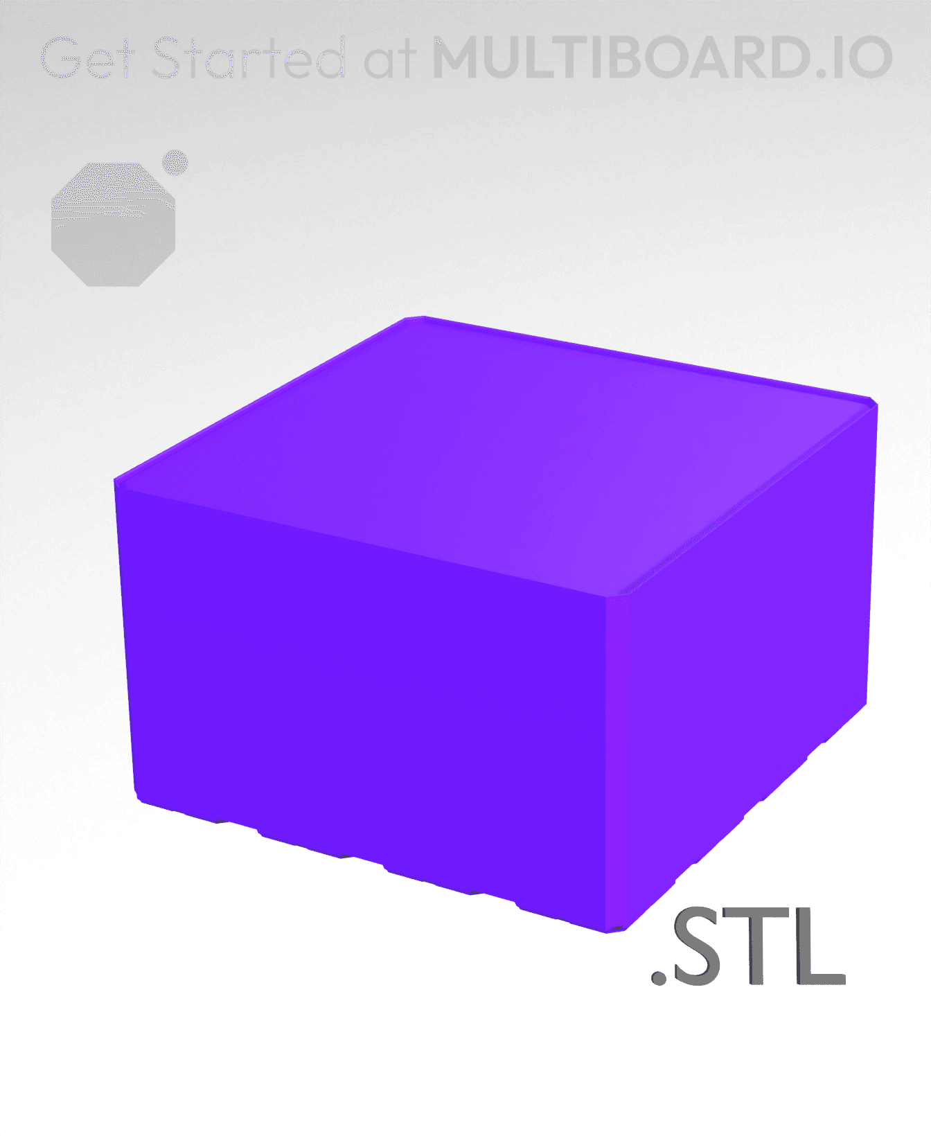 4x4x2·5 - Multibin Insert - STL Remixing File 3d model