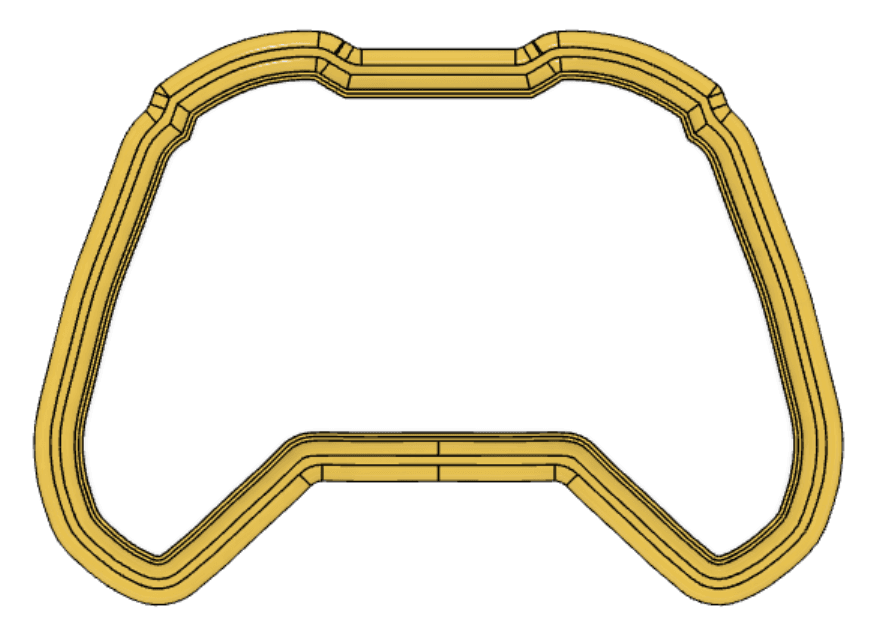 XBOX Controller Cookie Cutter 3d model