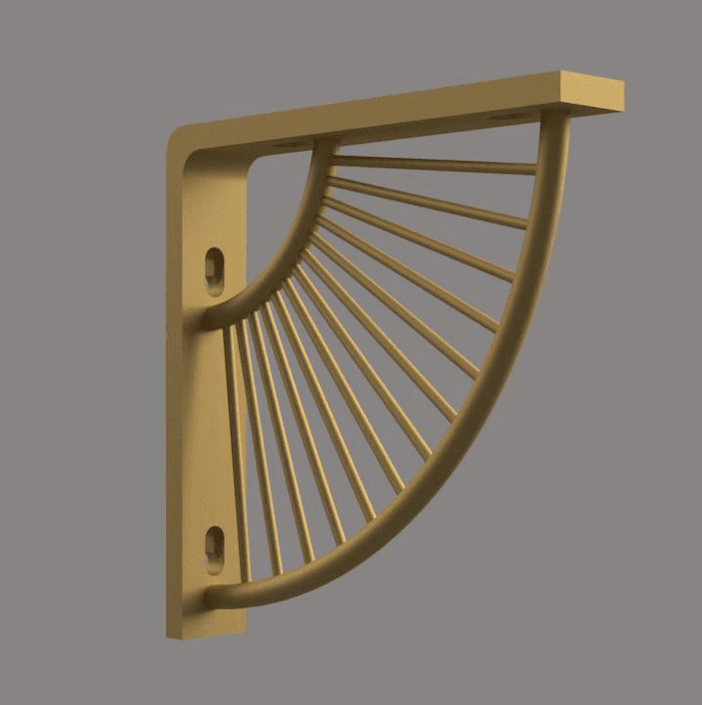 Radiant Shelf Bracket 3d model